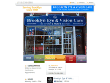 Tablet Screenshot of brooklyneyeandvisioncare.com